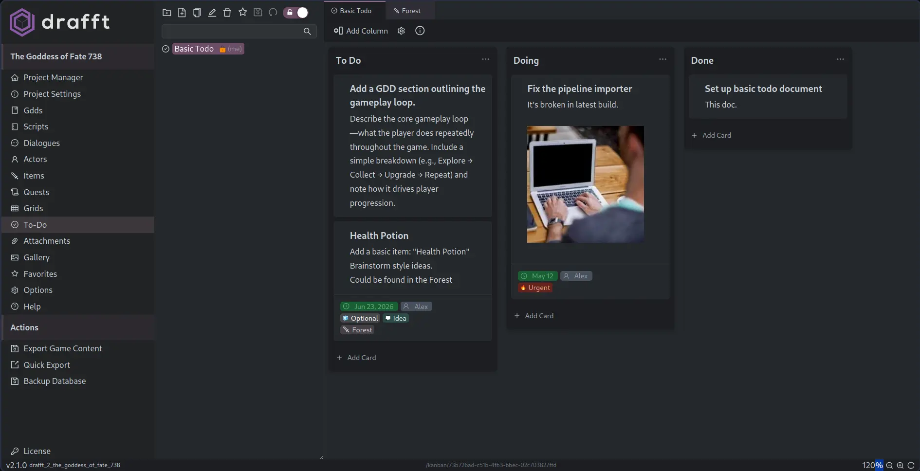 Kanban Board Example