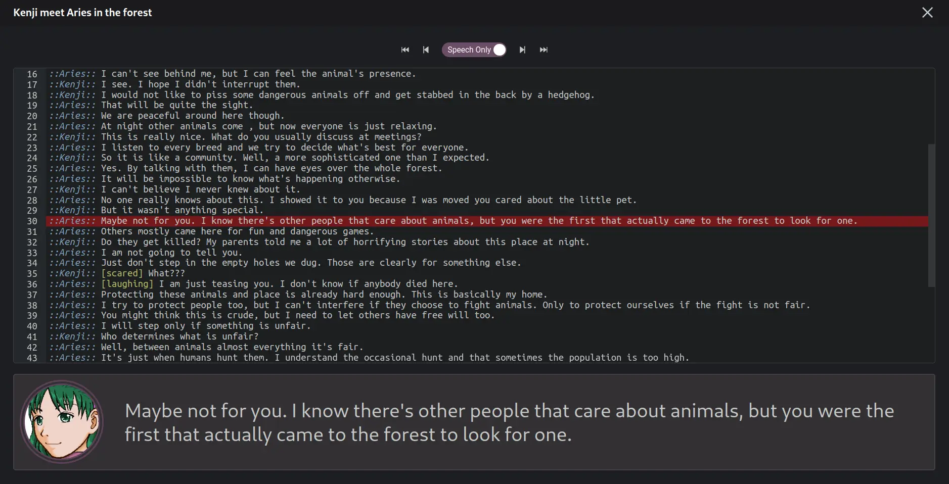 Script Player Preview